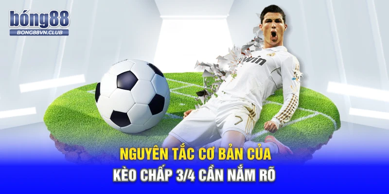 Nguyên tắc cơ bản của kèo chấp ¾ cần nắm rõ
